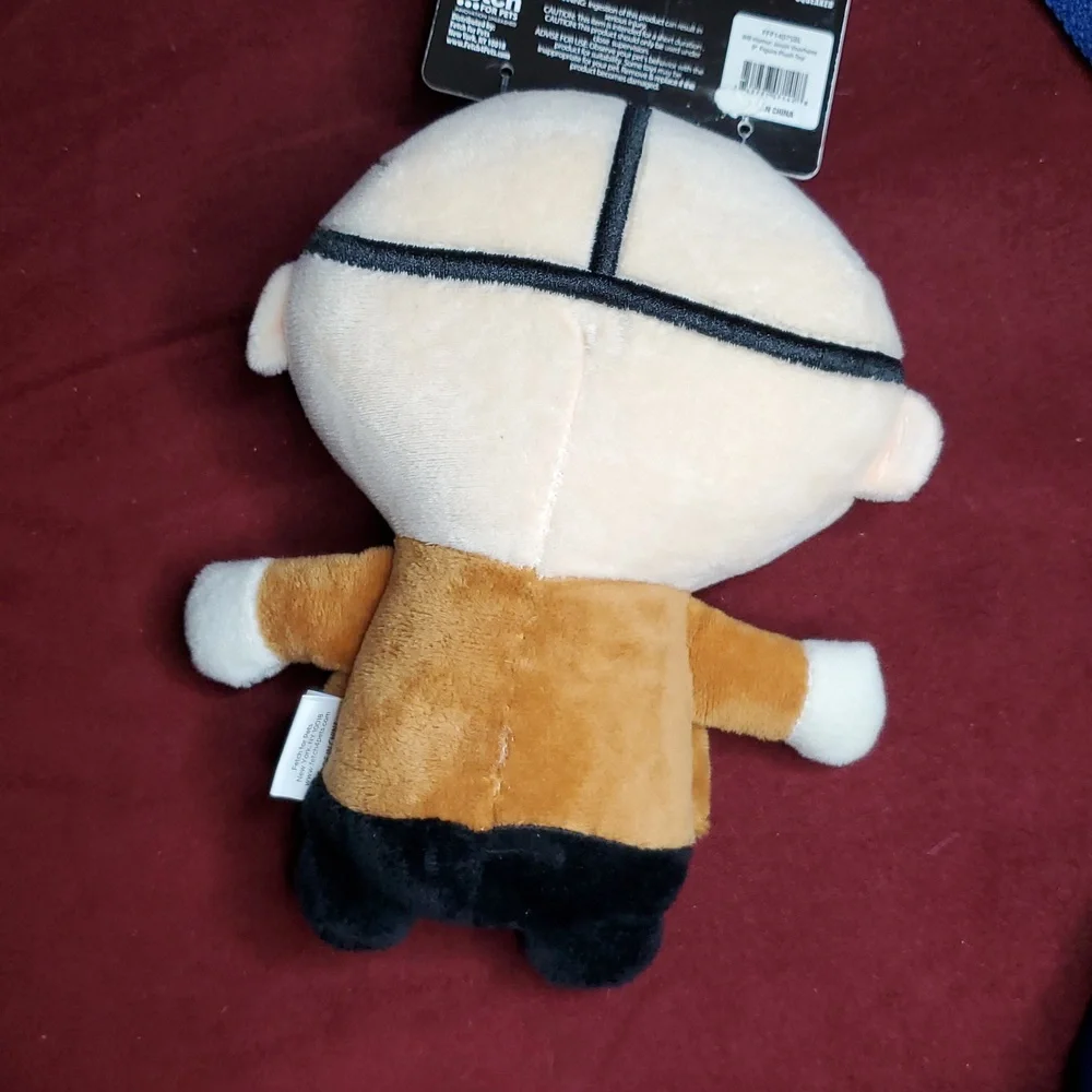 Black and Cream Dog Plush‎ Toy
